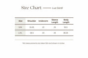 Lux Cardi - Essentials Collection