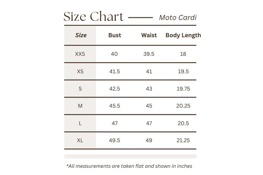 Lux Moto Cardi - Essentials Collection
