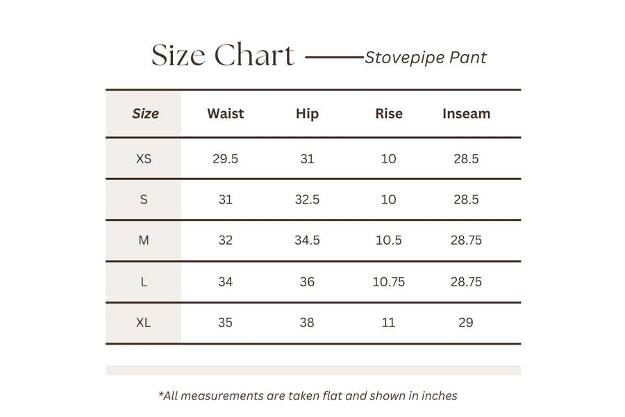 Stovepipe Pant