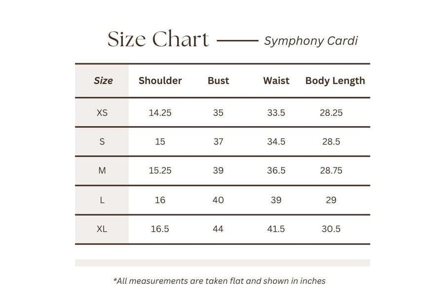 Symphony Cardi