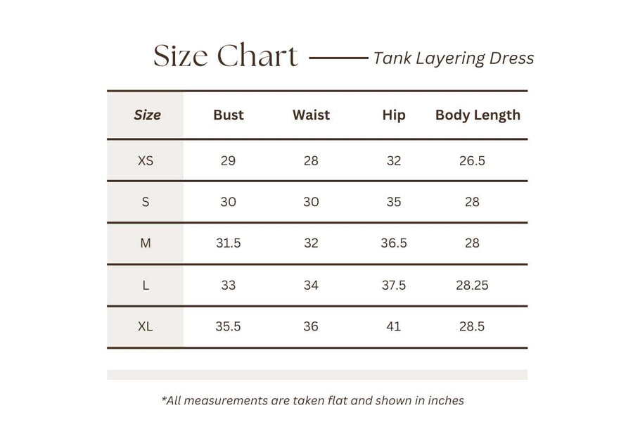 Tank Layering Dress - Essentials Collection
