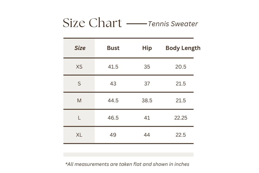 Tennis Sweater