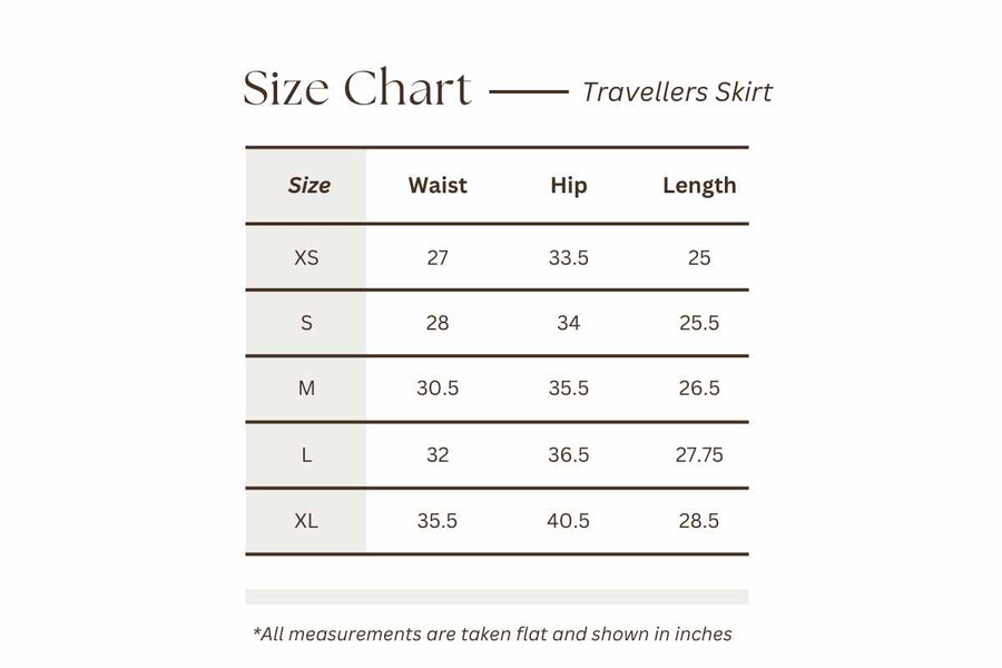 Travellers Skirt - Essentials Collection
