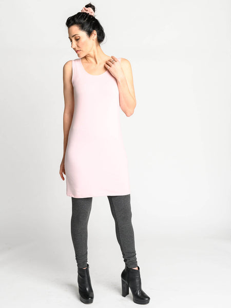 The Tank Tunic has a long fitted body and scooped neckline and is the perfect transition piece.