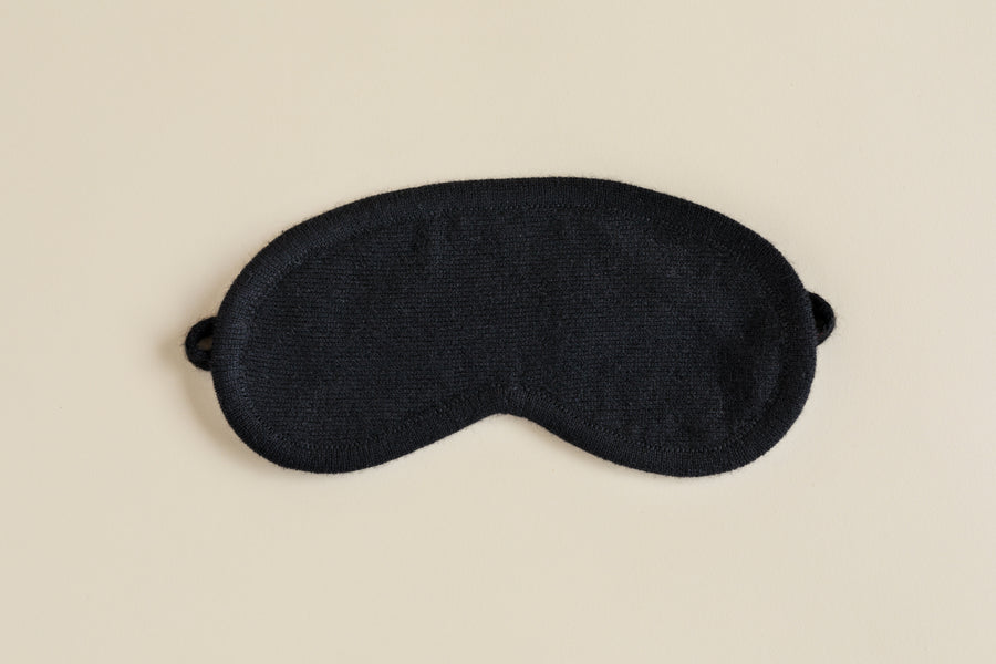 Cashmere Eye Mask - Black