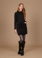 Corduroy Mini Skirt