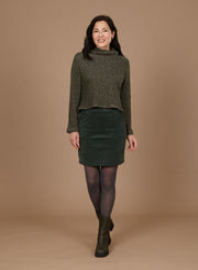 Corduroy Mini Skirt