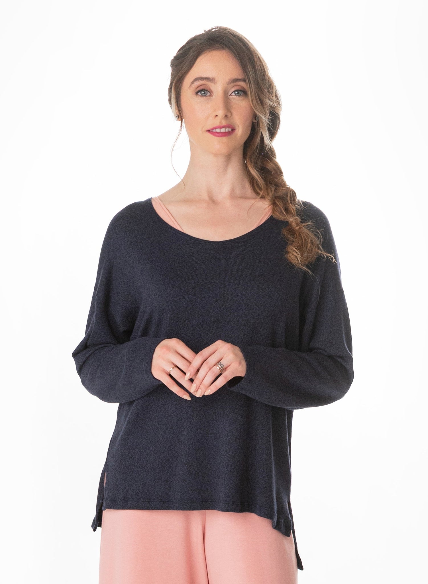 Lux Soma Top - Navy