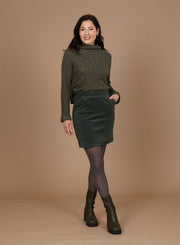 Corduroy Mini Skirt
