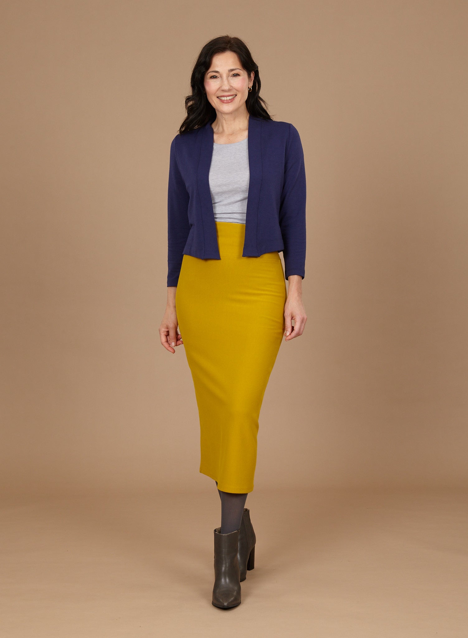 Fleece Midi Skirt