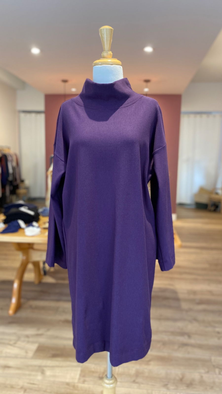 Sterling Sweater Dress Made in Canada by Duffield Design Lux Eco Clothing