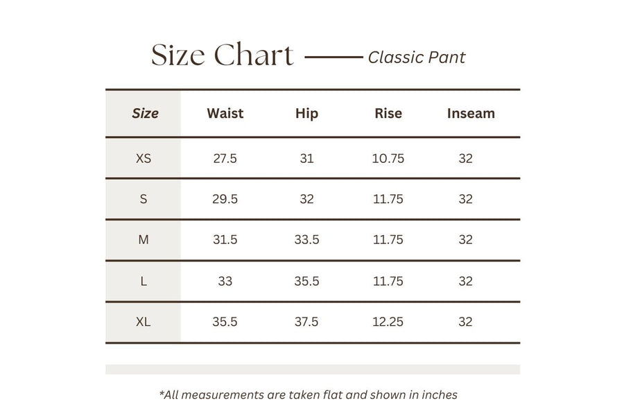 Classic Pant