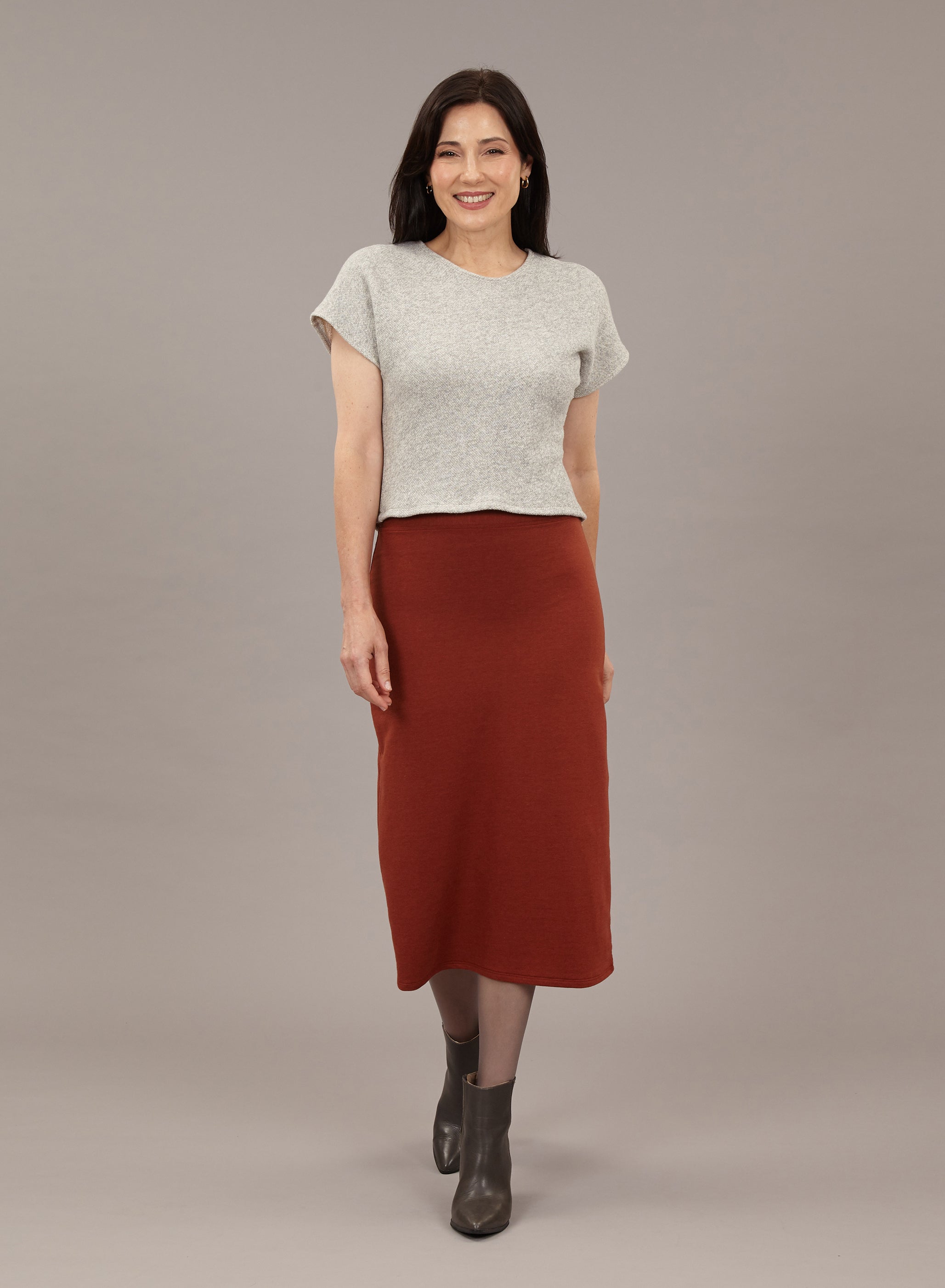 Midi Skirt - French Terry