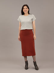 Midi Skirt - French Terry