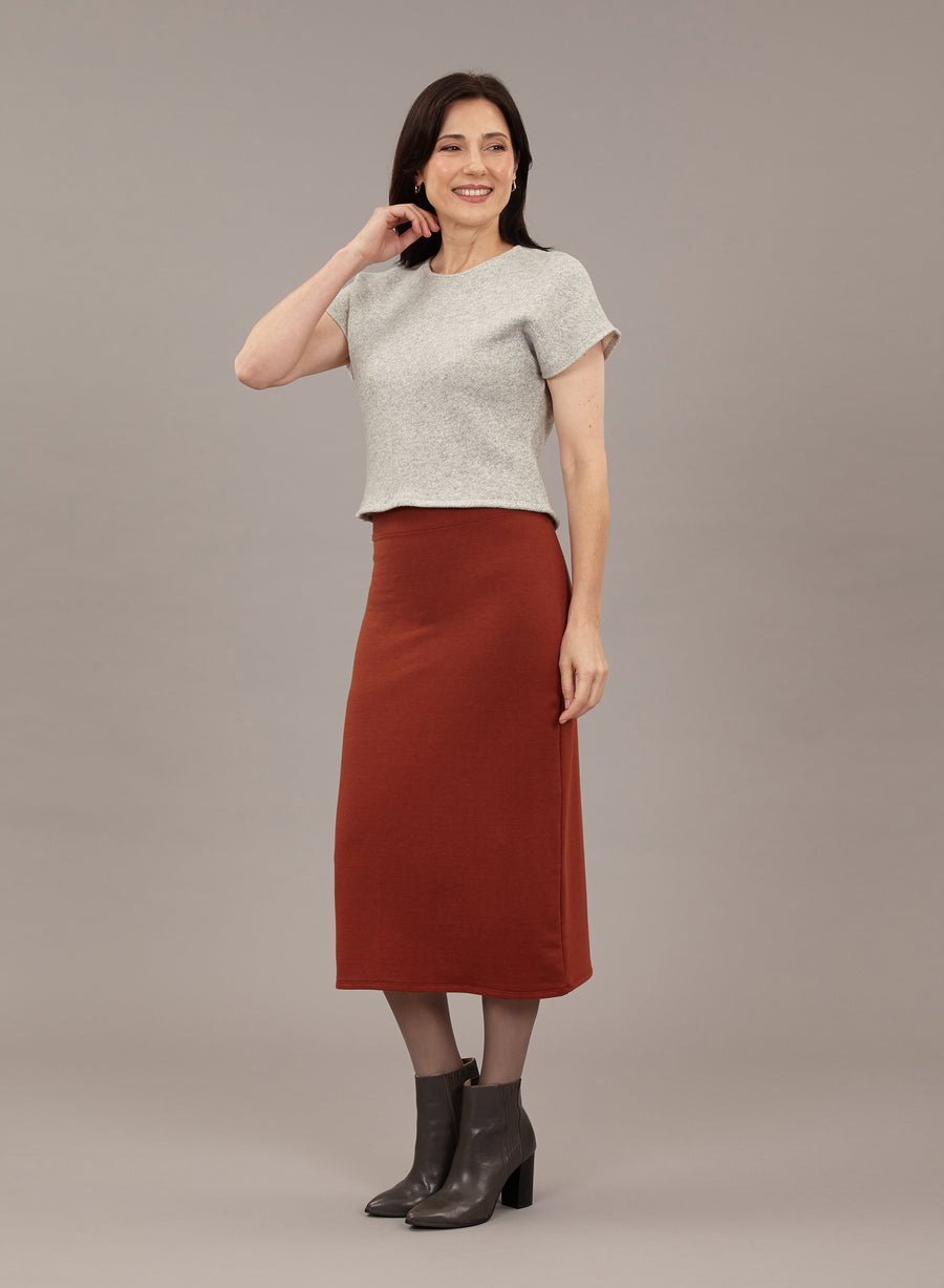 Midi Skirt - French Terry