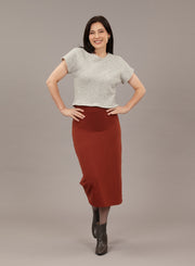 Midi Skirt - French Terry