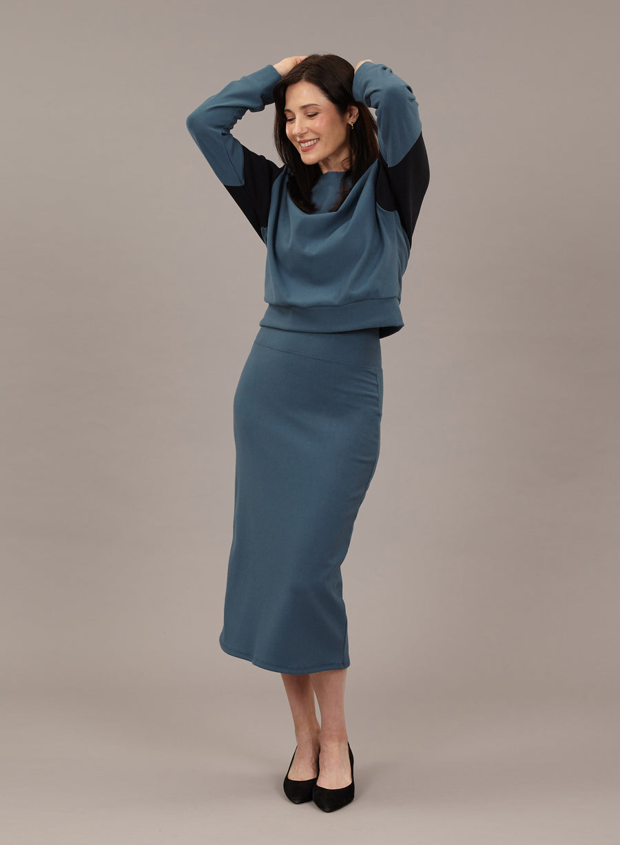 Midi Skirt - Bamboo Fleece