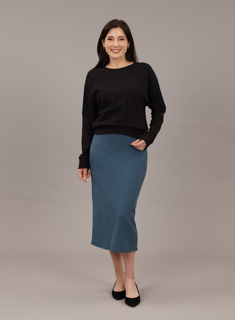 Midi Skirt - Bamboo Fleece