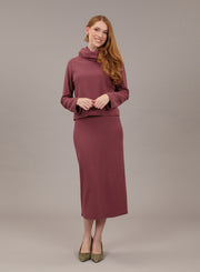 Midi Skirt - Bamboo Fleece