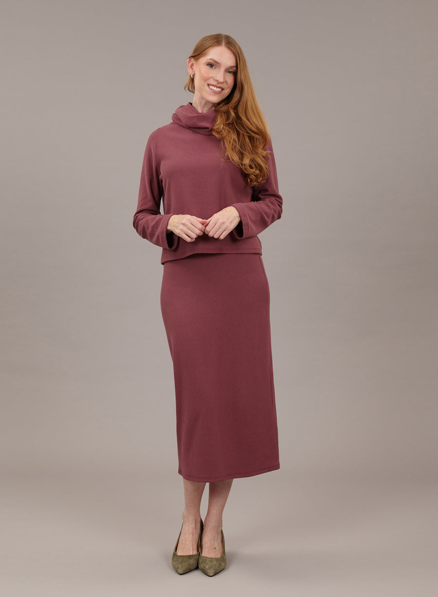 Midi Skirt - Bamboo Fleece