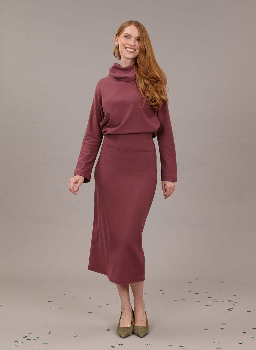 Midi Skirt - Bamboo Fleece