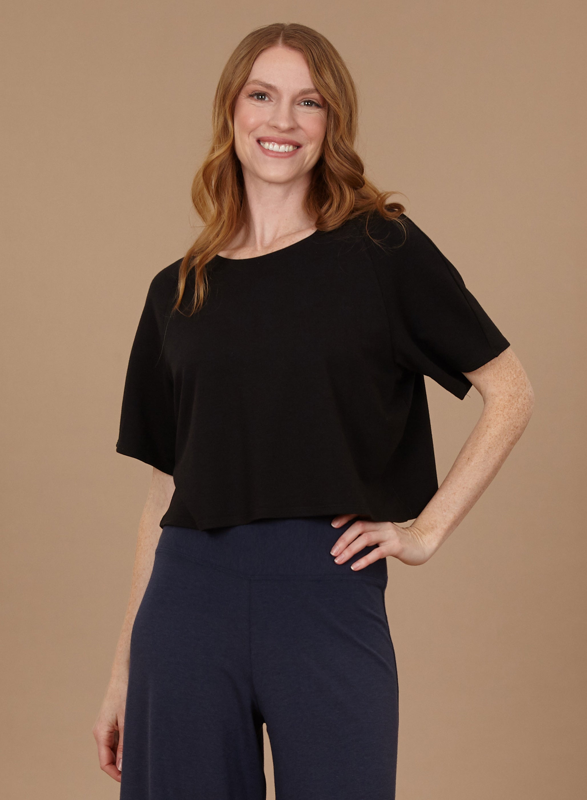 Raglan Crop