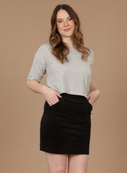 Corduroy Mini Skirt