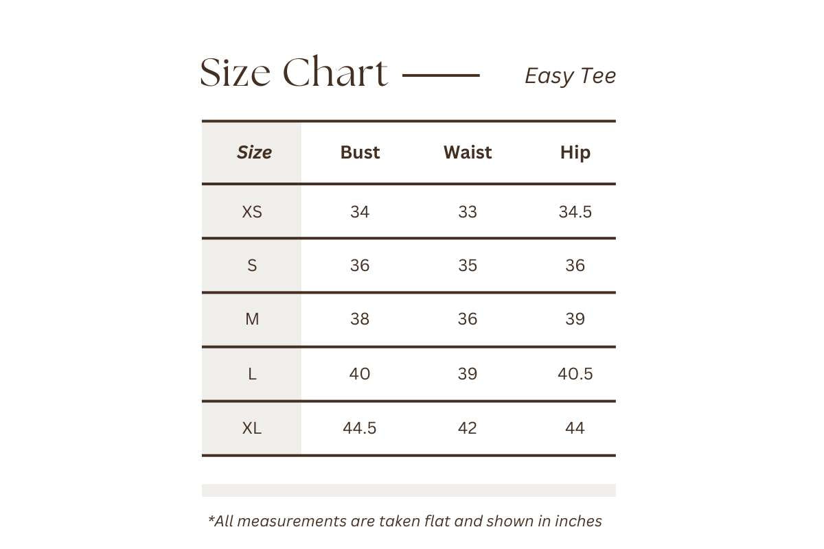 Easy Tee - Essentials Collection