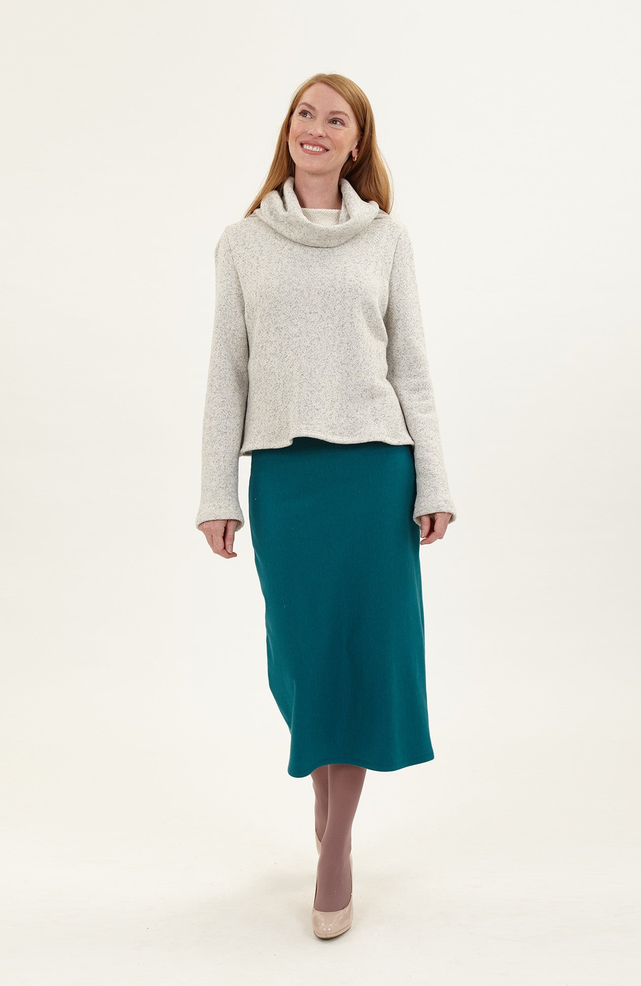 Fleece Midi Skirt