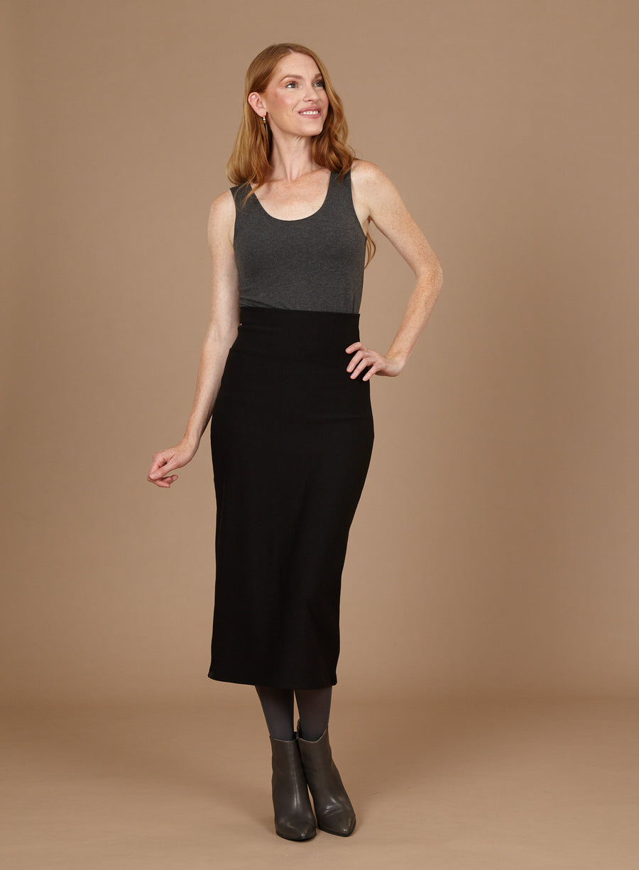 Fleece Midi Skirt