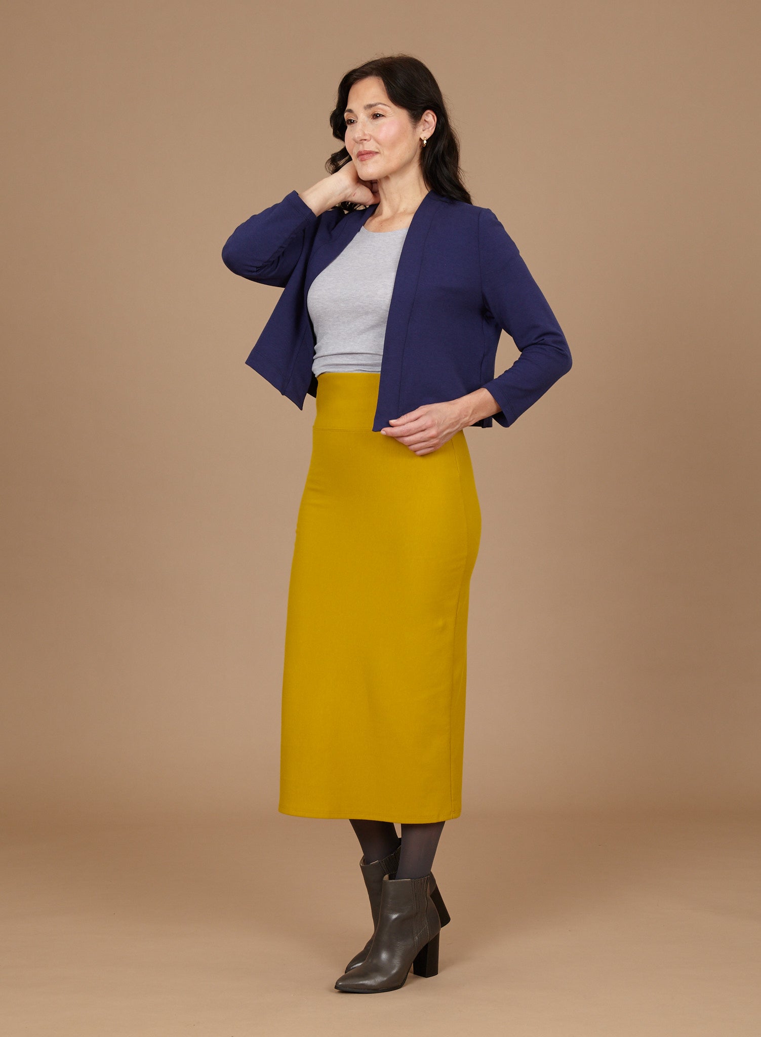 Fleece Midi Skirt