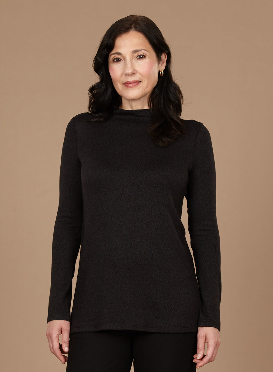 Lux Mock Neck