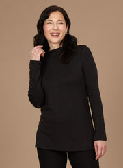 Lux Mock Neck