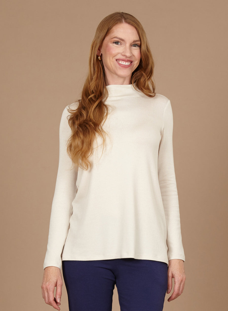 Lux Mock Neck